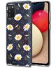 HappyCase Samsung Galaxy A02S Hoesje Flexibel TPU Bloemen Print