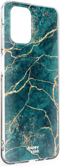 HappyCase Samsung Galaxy A12 Hoesje Flexibel TPU Aqua Marmer Print afbeelding 7