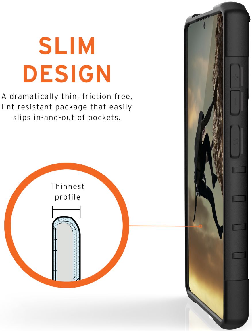 Urban Armor Gear Pathfinder Samsung Galaxy S20 FE Hoesje Zwart afbeelding 4