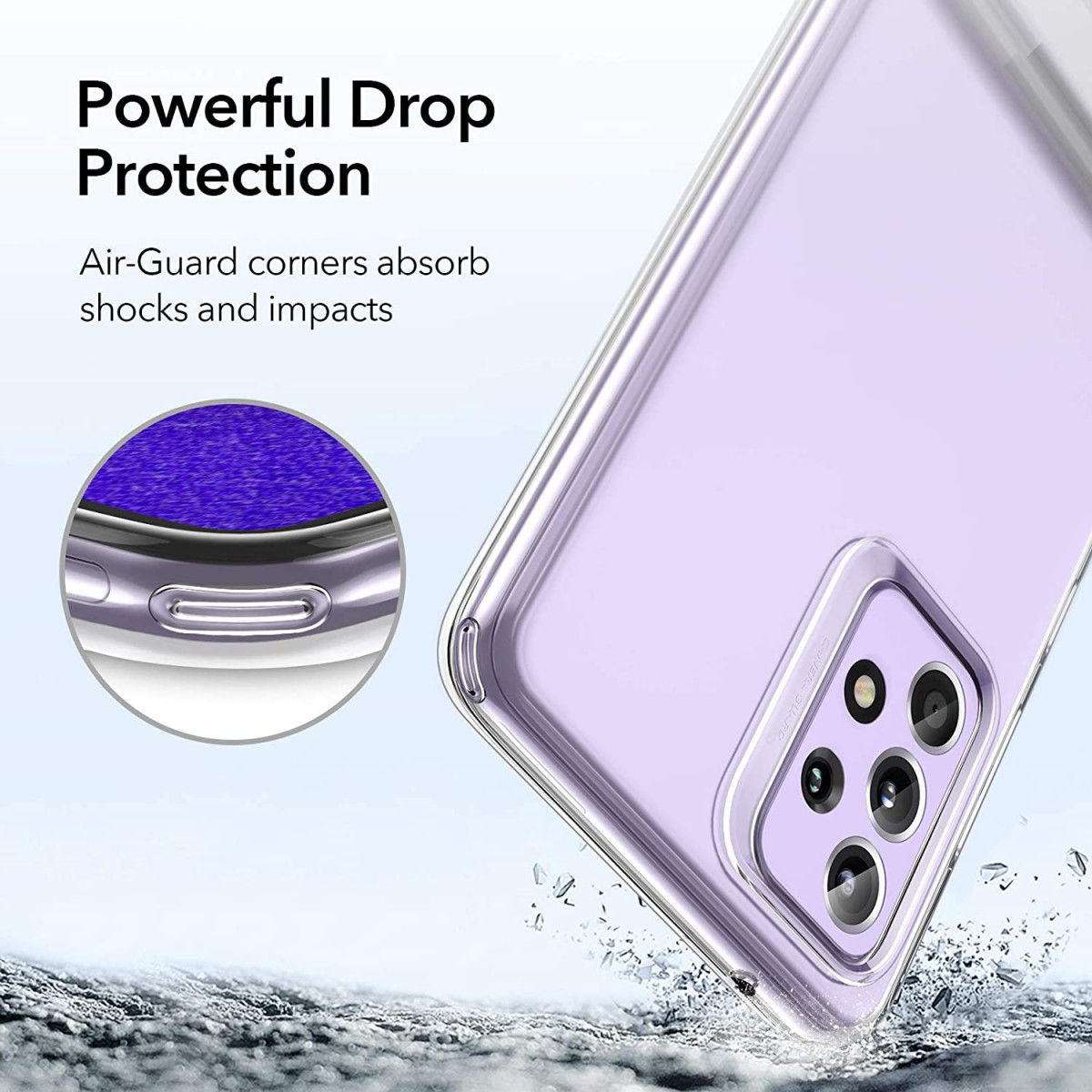 ESR Air Shield Boost Samsung Galaxy A52S Hoesje Kickstand Transparant afbeelding 2