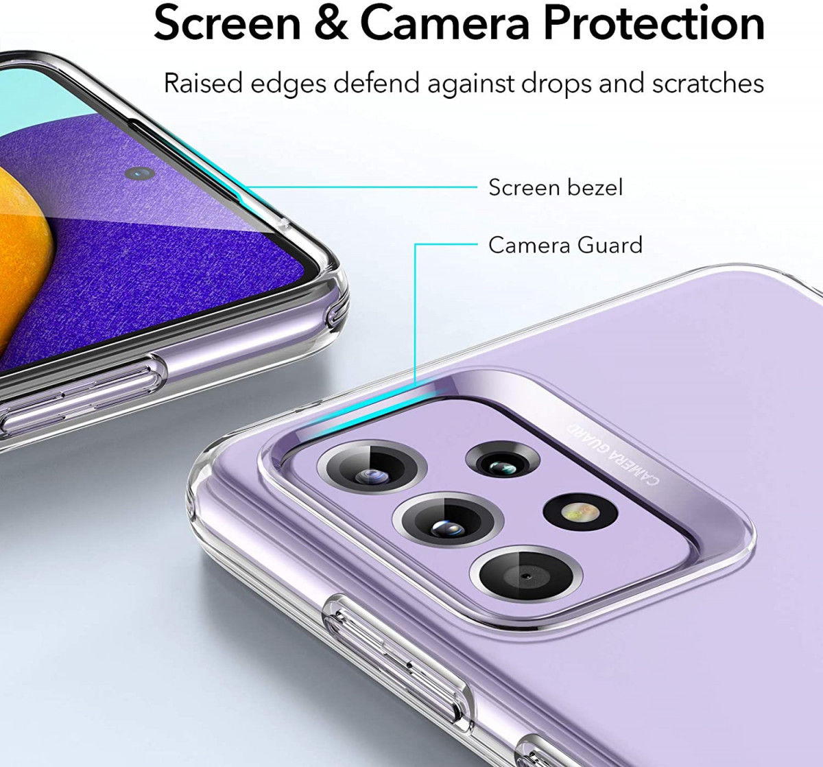 ESR Air Shield Boost Samsung Galaxy A52S Hoesje Kickstand Transparant afbeelding 5