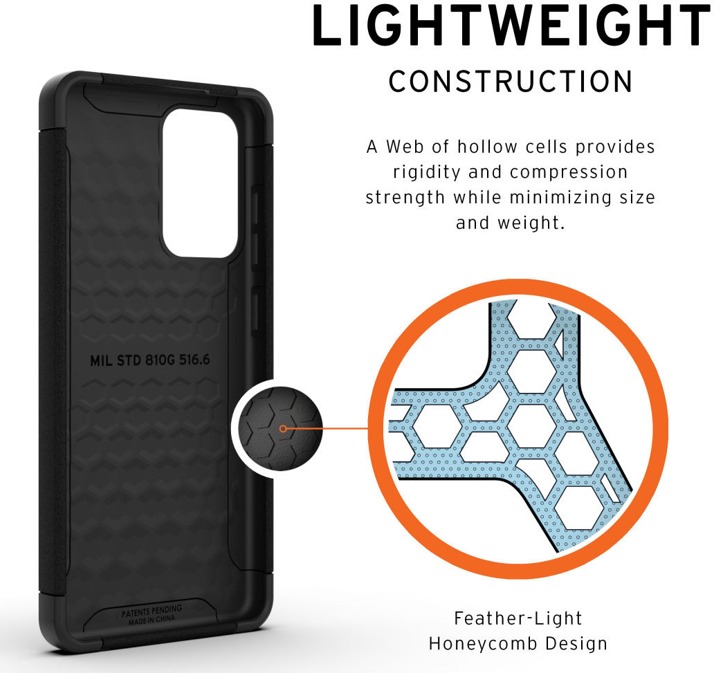 Urban Armor Gear Scout Series Samsung Galaxy A52 / A52S Hoesje Zwart afbeelding 7