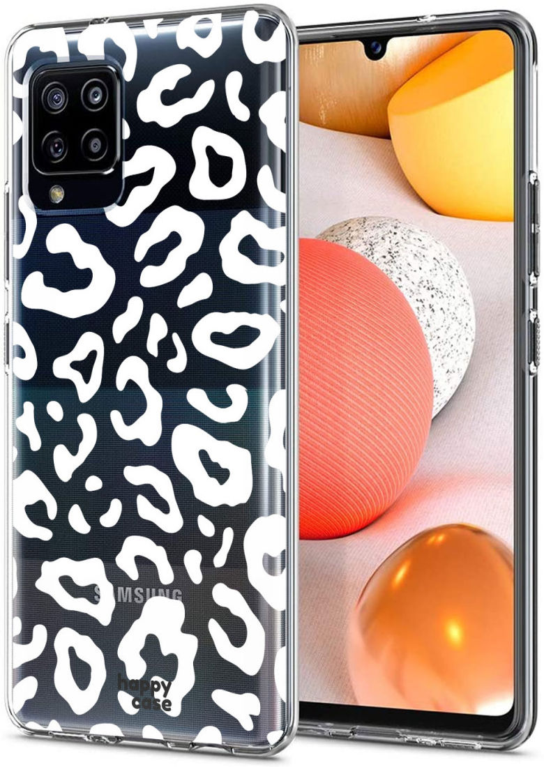 HappyCase Samsung Galaxy A42 Hoesje Flexibel TPU Luipaard Print afbeelding 2