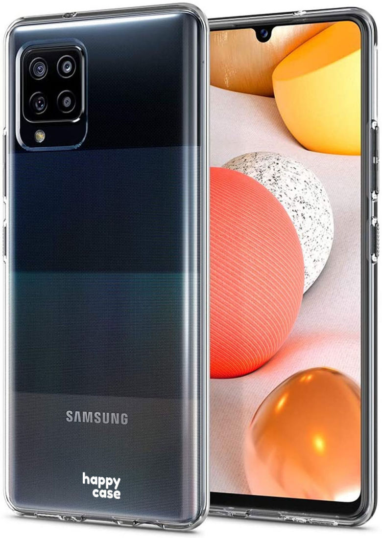 HappyCase Samsung Galaxy A42 Hoesje Flexibel TPU Clear afbeelding 2