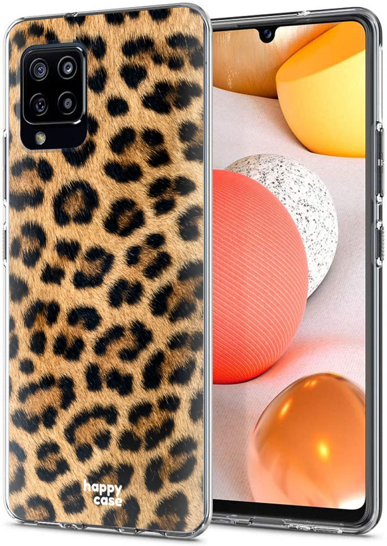 HappyCase Samsung Galaxy A42 Hoesje Flexibel TPU Wilde Panter Print afbeelding 2