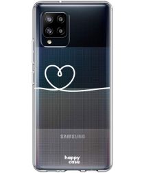 HappyCase Samsung Galaxy A42 Hoesje Flexibel TPU Hartje Print