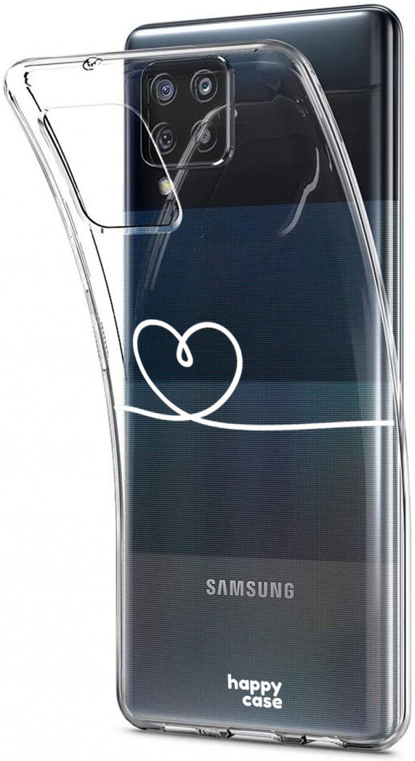 HappyCase Samsung Galaxy A42 Hoesje Flexibel TPU Hartje Print afbeelding 5