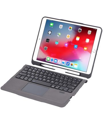 4smarts Apple iPad 10.2 (2019/2020) Hoes Toetsenbord Book Case Zwart Hoesjes