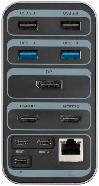 Xtorm Worx Docking Station voor MacBook/Laptop 13-in-1 USB-C Hub Zwart afbeelding 2