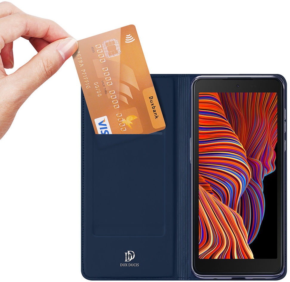 Dux Ducis Skin Pro Series Samsung Galaxy Xcover 5 Hoesje Blauw afbeelding 2