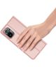 Dux Ducis Skin Pro Xiaomi Redmi Note 10 / 10S Hoesje Wallet Case Roze