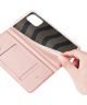 Dux Ducis Skin Pro Xiaomi Redmi Note 10 / 10S Hoesje Wallet Case Roze