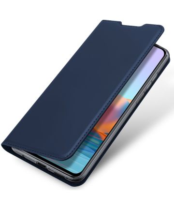 Dux Ducis Skin Pro Xiaomi Redmi Note 10 Pro Hoesje Book Case Blauw Hoesjes