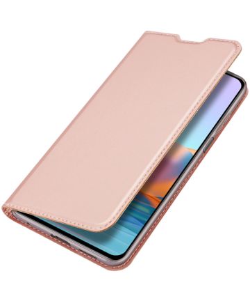 Dux Ducis Skin Pro Xiaomi Redmi Note 10 Pro Hoesje Book Case Roze Hoesjes