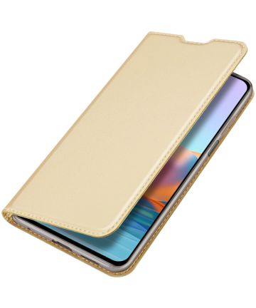 Dux Ducis Skin Pro Xiaomi Redmi Note 10 Pro Hoesje Book Case Goud Hoesjes