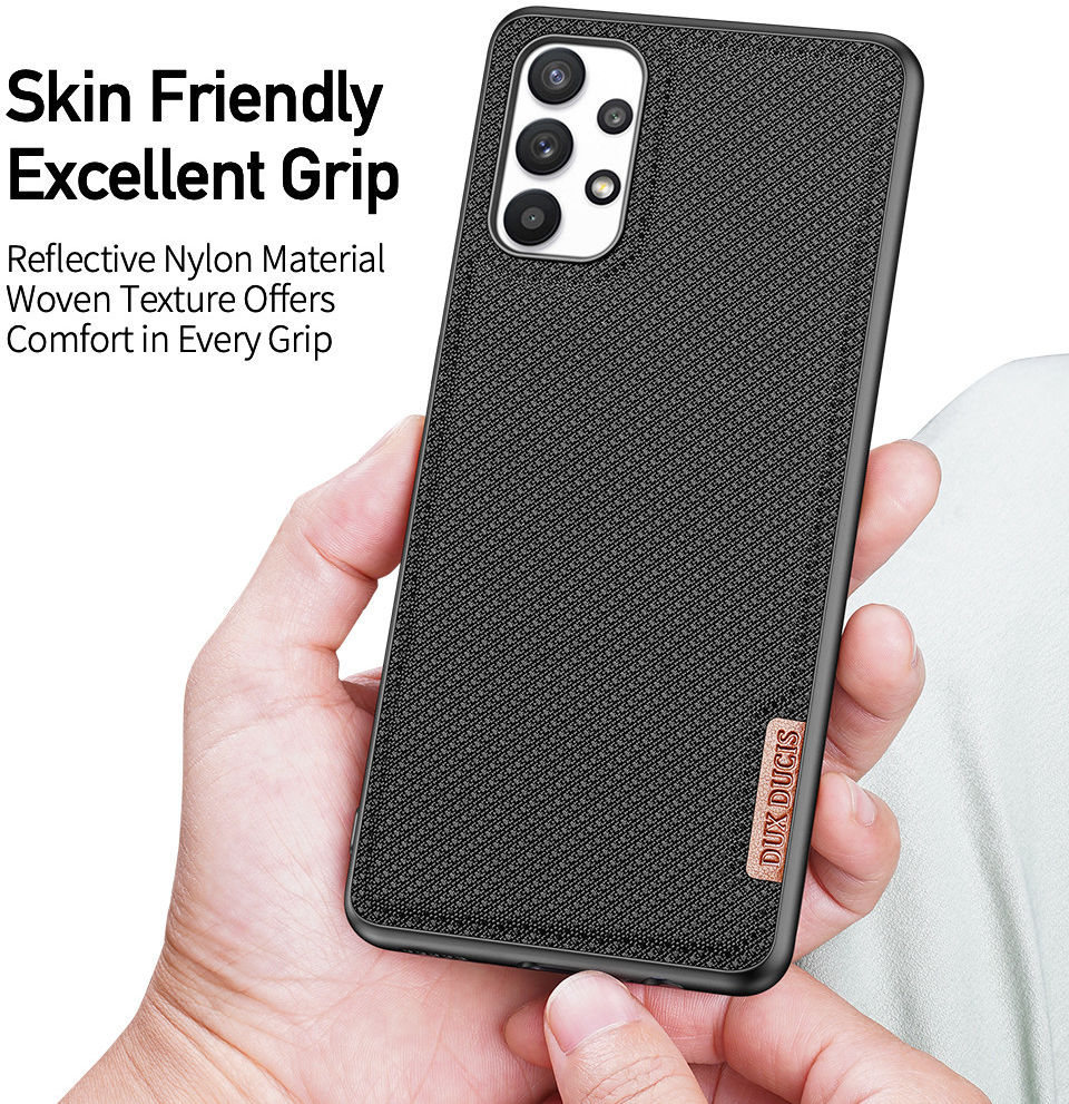 Dux Ducis Fino Series Samsung Galaxy A32 4G Hoesje Back Cover Zwart afbeelding 6