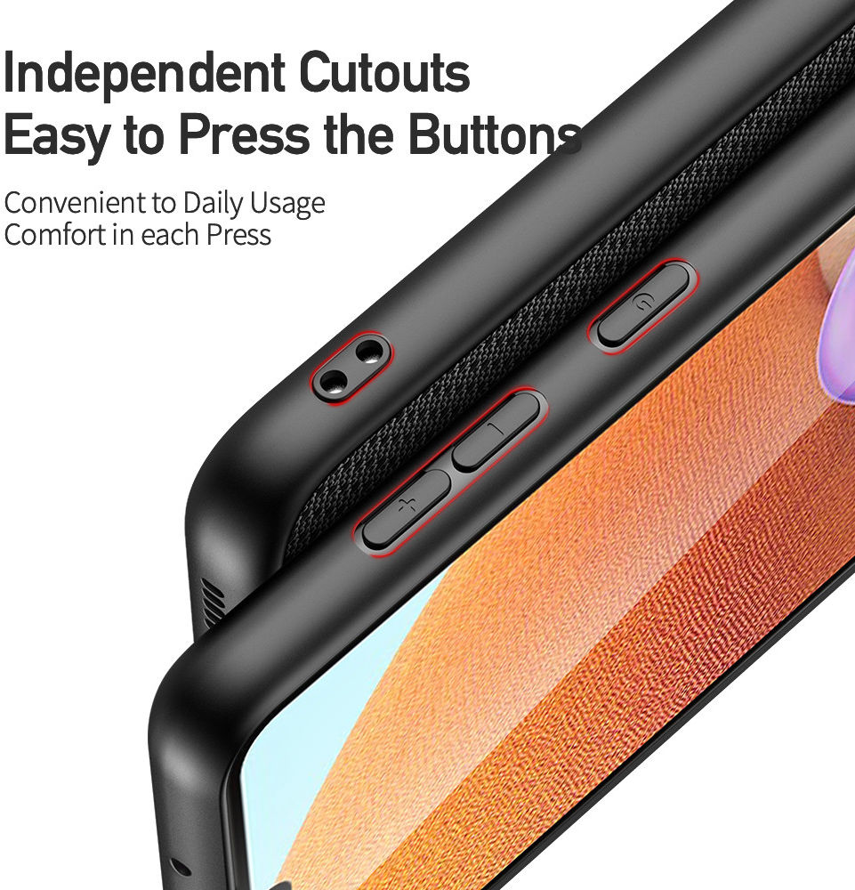 Dux Ducis Fino Series Samsung Galaxy A32 4G Hoesje Back Cover Zwart afbeelding 7