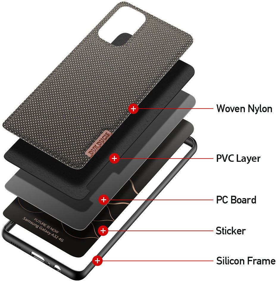 Dux Ducis Fino Series Samsung Galaxy A32 4G Hoesje Back Cover Groen afbeelding 7