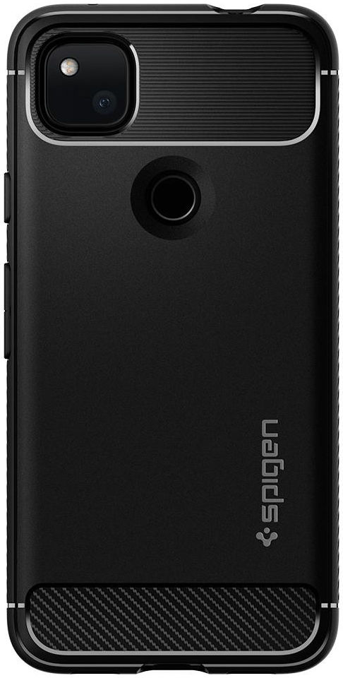 Spigen Rugged Armor Google Pixel 4A Hoesje Back Cover Zwart afbeelding 11