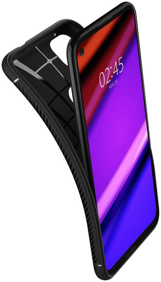 Spigen Rugged Armor Google Pixel 4A Hoesje Back Cover Zwart afbeelding 2