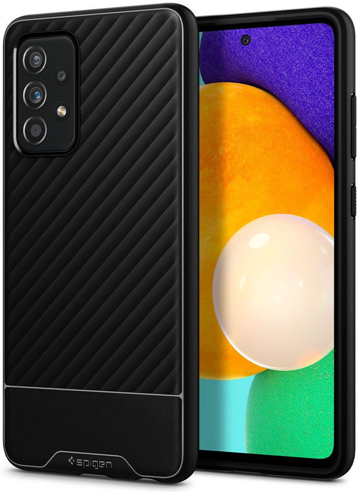 Spigen Core Armor Samsung Galaxy A52 / A52S Hoesje Back Cover Zwart afbeelding 1