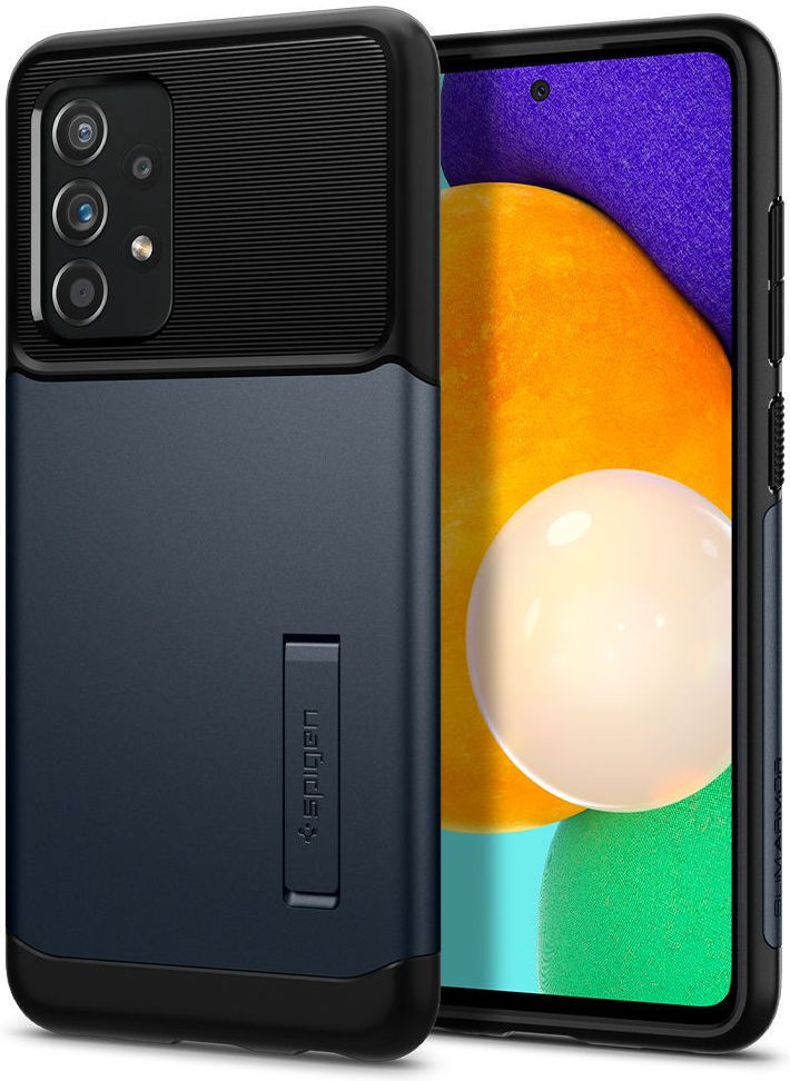 Spigen Slim Armor Samsung Galaxy A72 Hoesje Metal Slate afbeelding 1