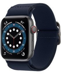 Spigen Fit Lite Apple Watch 45MM / 44MM / 42MM Bandje Nylon Blauw