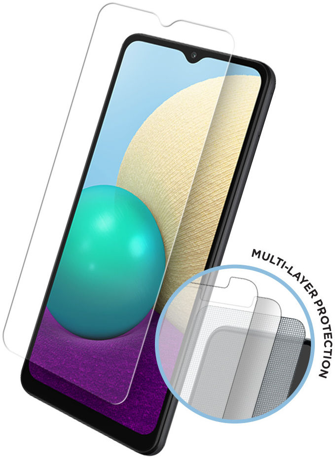 Eiger Samsung Galaxy A02s Display Folie Screen Protector afbeelding 2