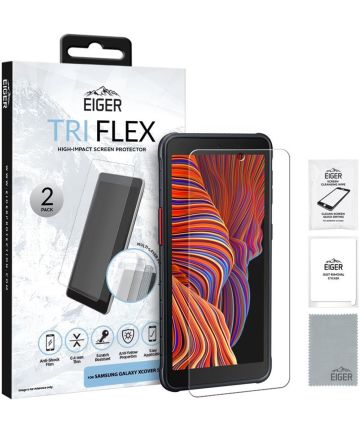 Eiger Samsung Galaxy Xcover 5 Display Folie Screen Protector (2-Pack) Screen Protectors