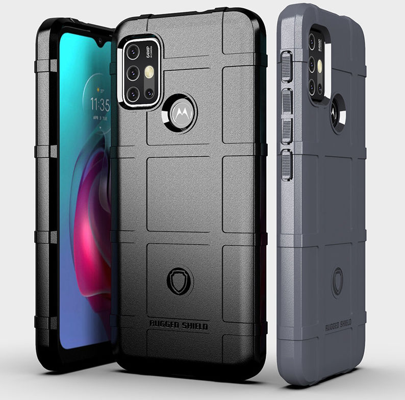 Motorola Moto G10 / G20 / G30 Hoesje Rugged Shield Back Cover Groen afbeelding 5