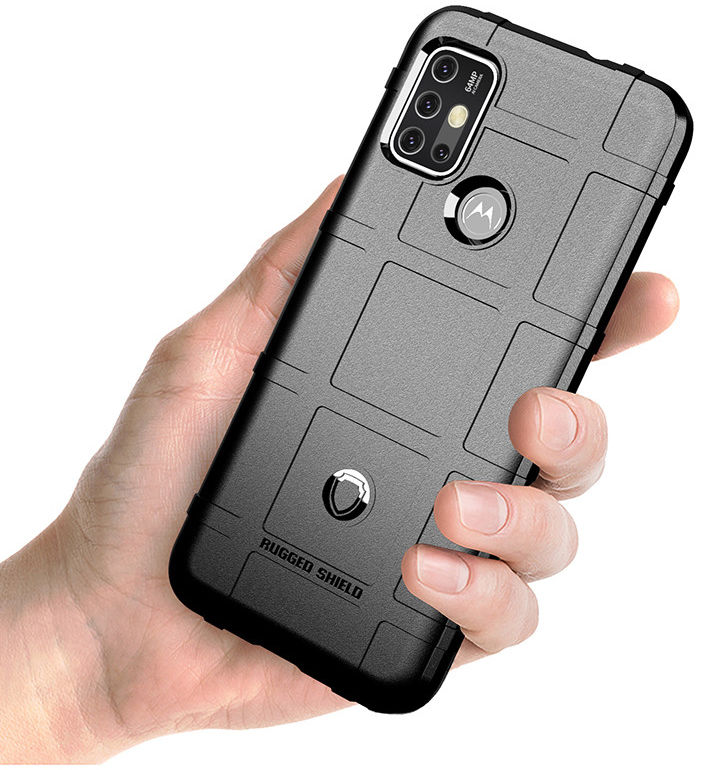 Motorola Moto G10 / G20 / G30 Hoesje Rugged Shield Back Cover Groen afbeelding 8