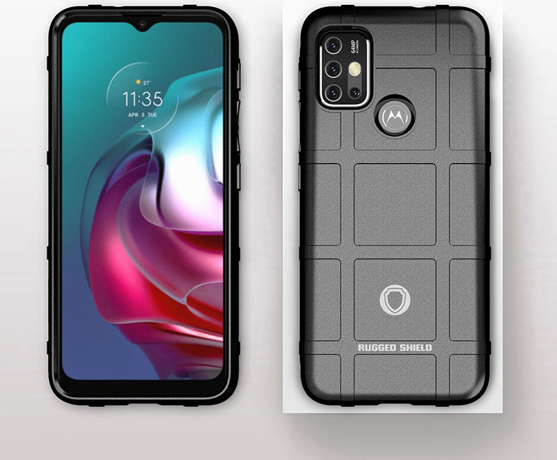 Motorola Moto G10 / G20 / G30 Hoesje Rugged Shield Back Cover Groen afbeelding 10