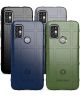 Motorola Moto G10 / G20 / G30 Hoesje Rugged Shield Back Cover Blauw