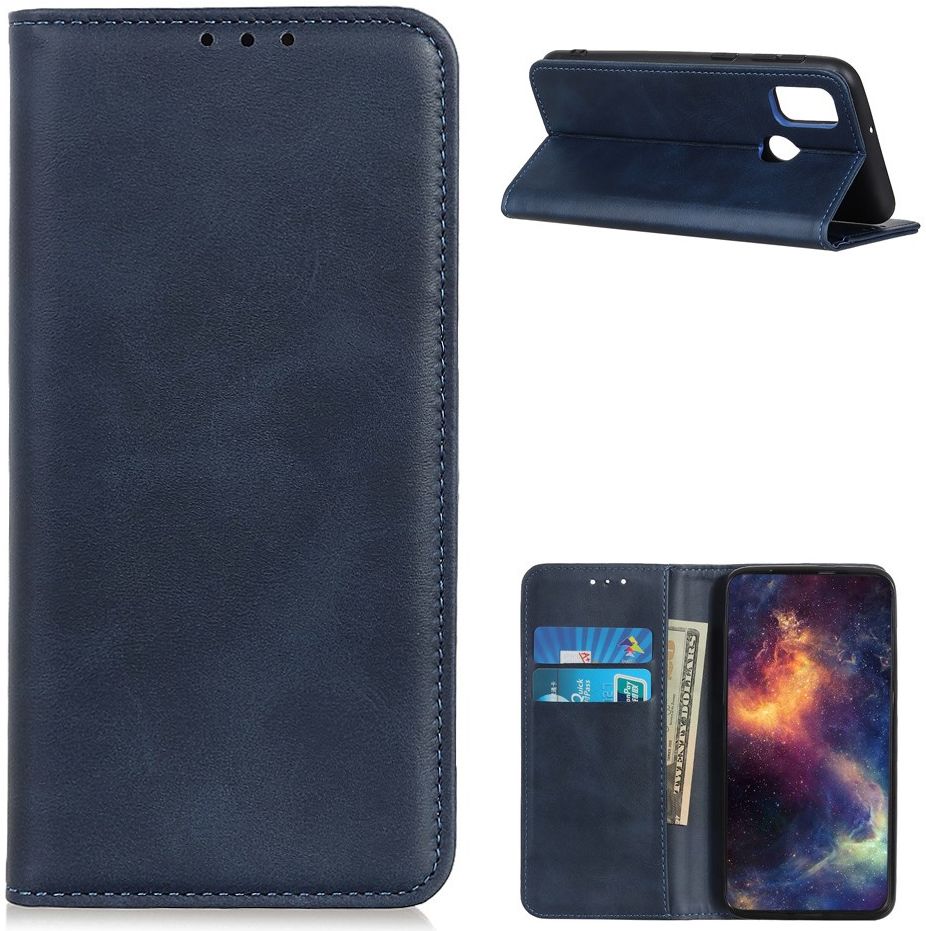 Motorola Moto G10/G20/G30 Hoesje Portemonnee Book Case Splitleer Blauw afbeelding 9