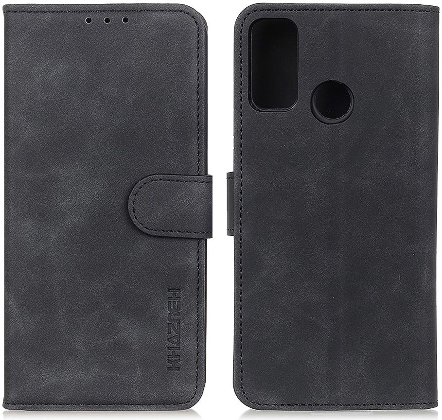 Motorola Moto G10/G20/G30 Hoesje Portemonnee Kunstleer Book Case Zwart afbeelding 4