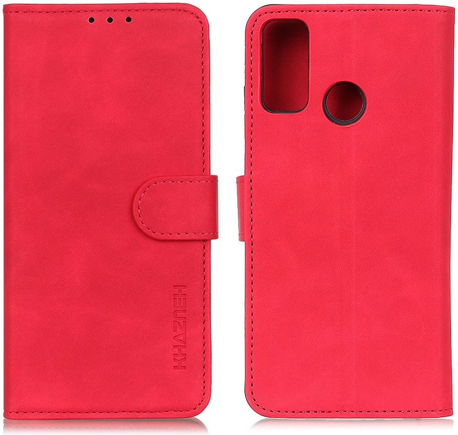 KHAZNEH Motorola Moto G10/G20/G30 Hoesje Retro Wallet Book Case Rood afbeelding 4