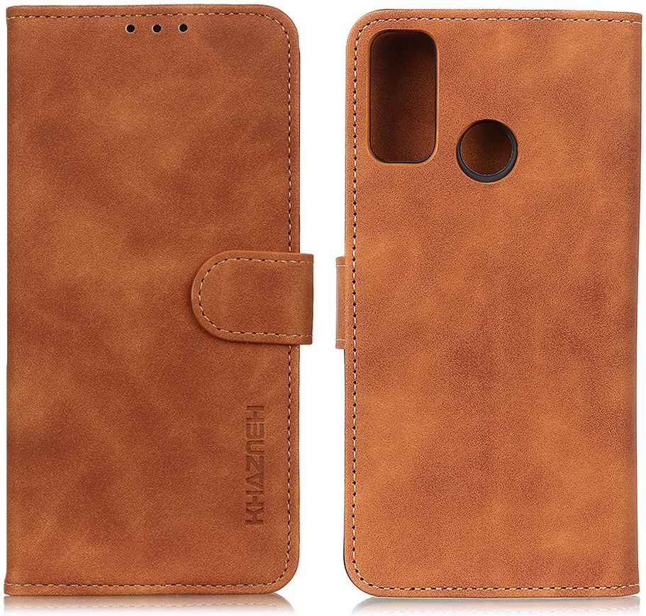 Motorola Moto G10/G20/G30 Hoesje Portemonnee Kunstleer Book Case Bruin afbeelding 4