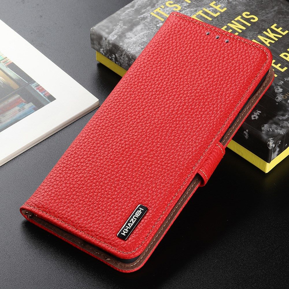 KHAZNEH Motorola Moto G100 Hoesje Wallet Book Case Rood afbeelding 6