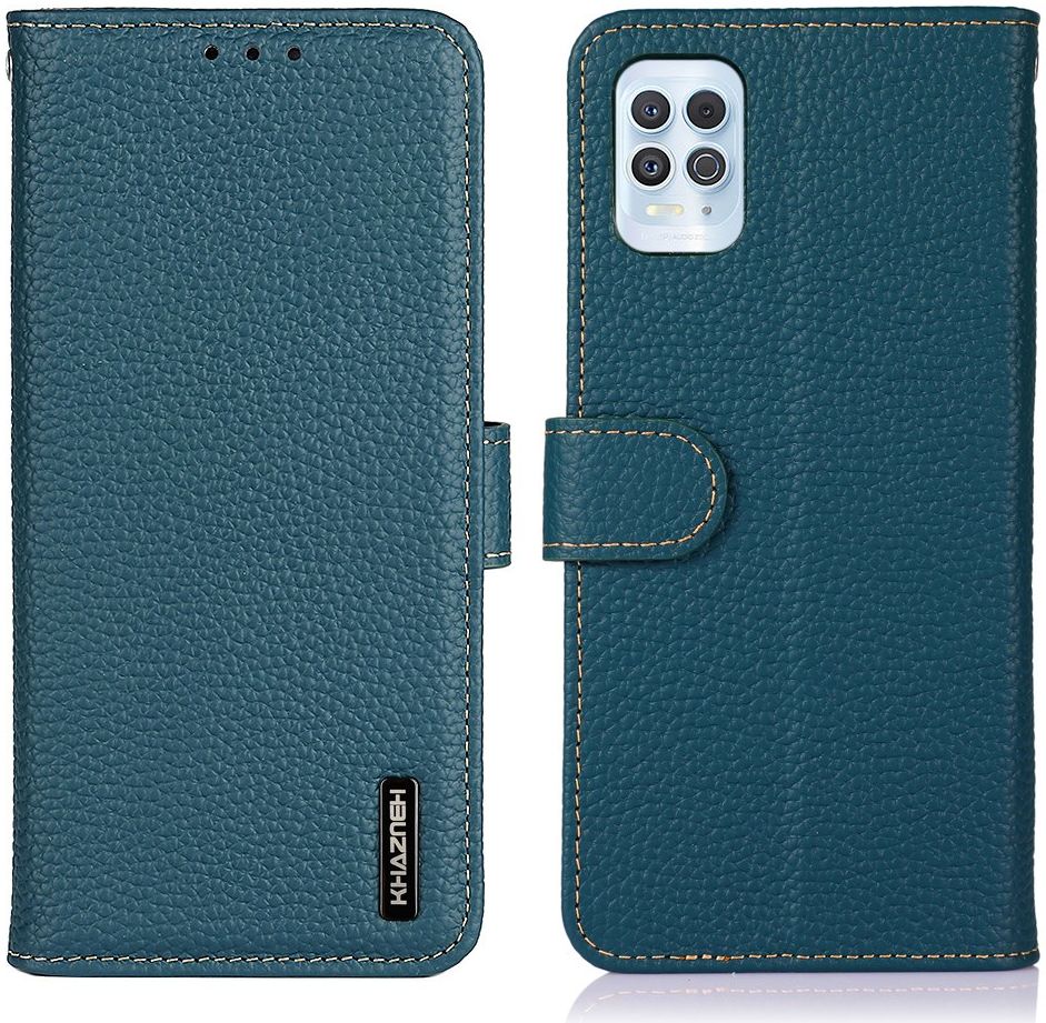 KHAZNEH Motorola Moto G100 Hoesje Wallet Book Case Groen afbeelding 5