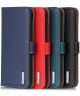 KHAZNEH Motorola Moto G100 Hoesje Wallet Book Case Blauw