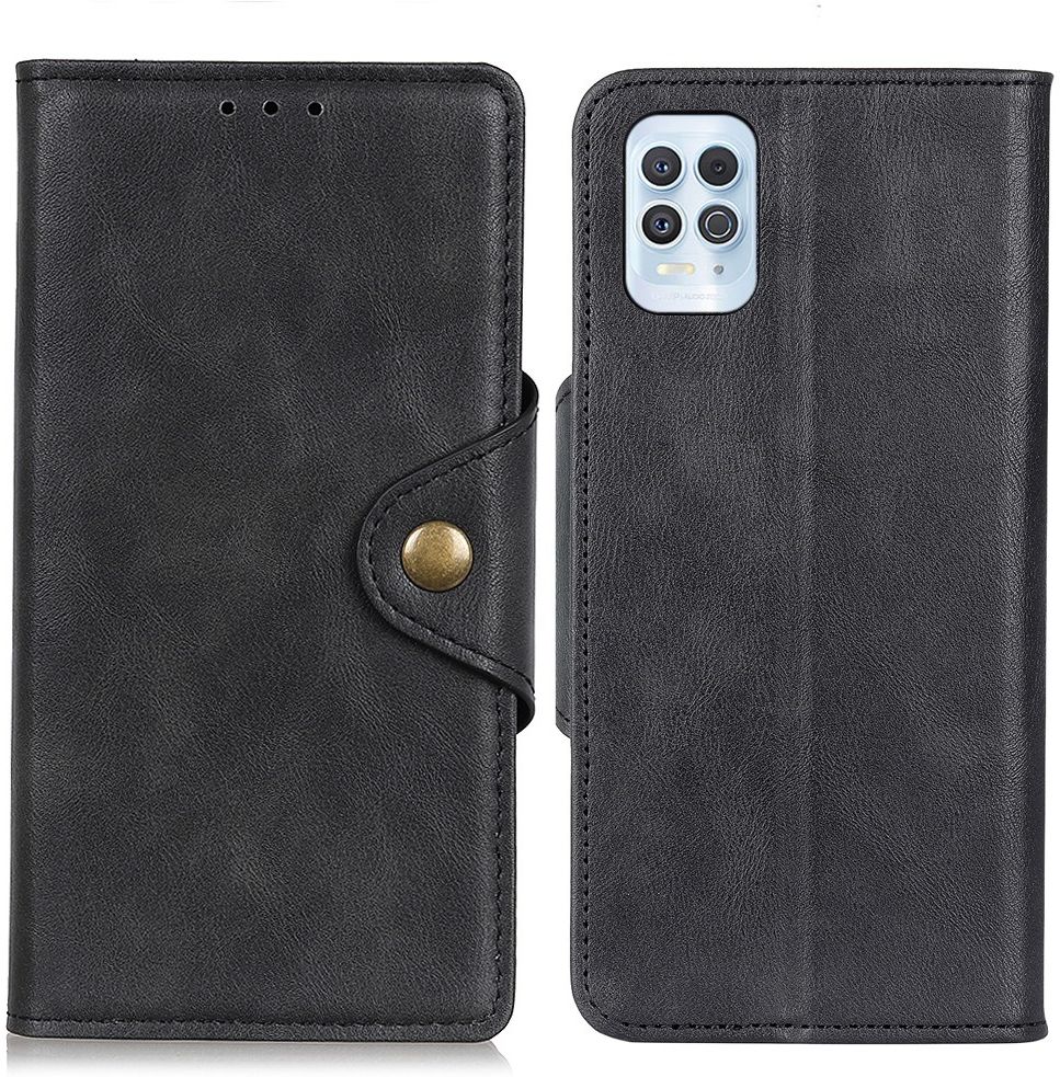 Motorola Moto G100 Hoesje Portemonnee Book Case Kunstleer Zwart afbeelding 4