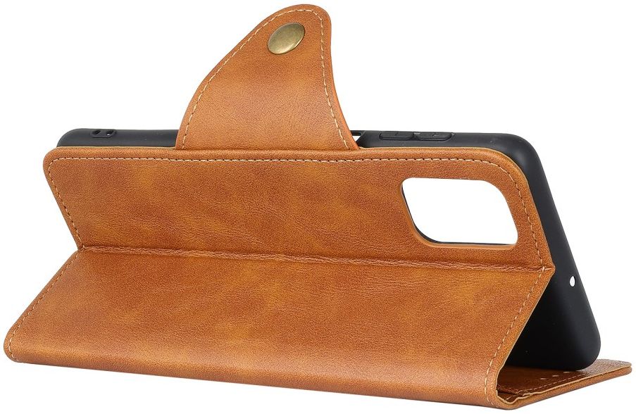 Motorola Moto G100 Hoesje Portemonnee Book Case Kunstleer Bruin afbeelding 10