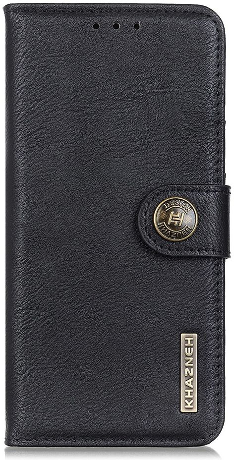KHAZNEH Motorola Moto G100 Hoesje Portemonnee Book Case Zwart afbeelding 3