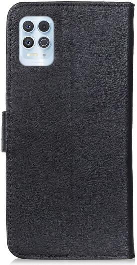 KHAZNEH Motorola Moto G100 Hoesje Portemonnee Book Case Zwart afbeelding 2