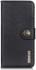 KHAZNEH Motorola Moto G100 Hoesje Portemonnee Book Case Zwart afbeelding 3