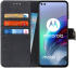 KHAZNEH Motorola Moto G100 Hoesje Portemonnee Book Case Zwart afbeelding 1