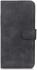 KHAZNEH Motorola Moto G100 Hoesje Retro Wallet Book Case Grijs afbeelding 3