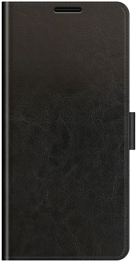 Alcatel 3L / 1S (2021) Hoesje Vintage Book Case Kunstleer Zwart ...