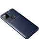 Google Pixel 5a Hoesje Siliconen Carbon TPU Back Cover Blauw