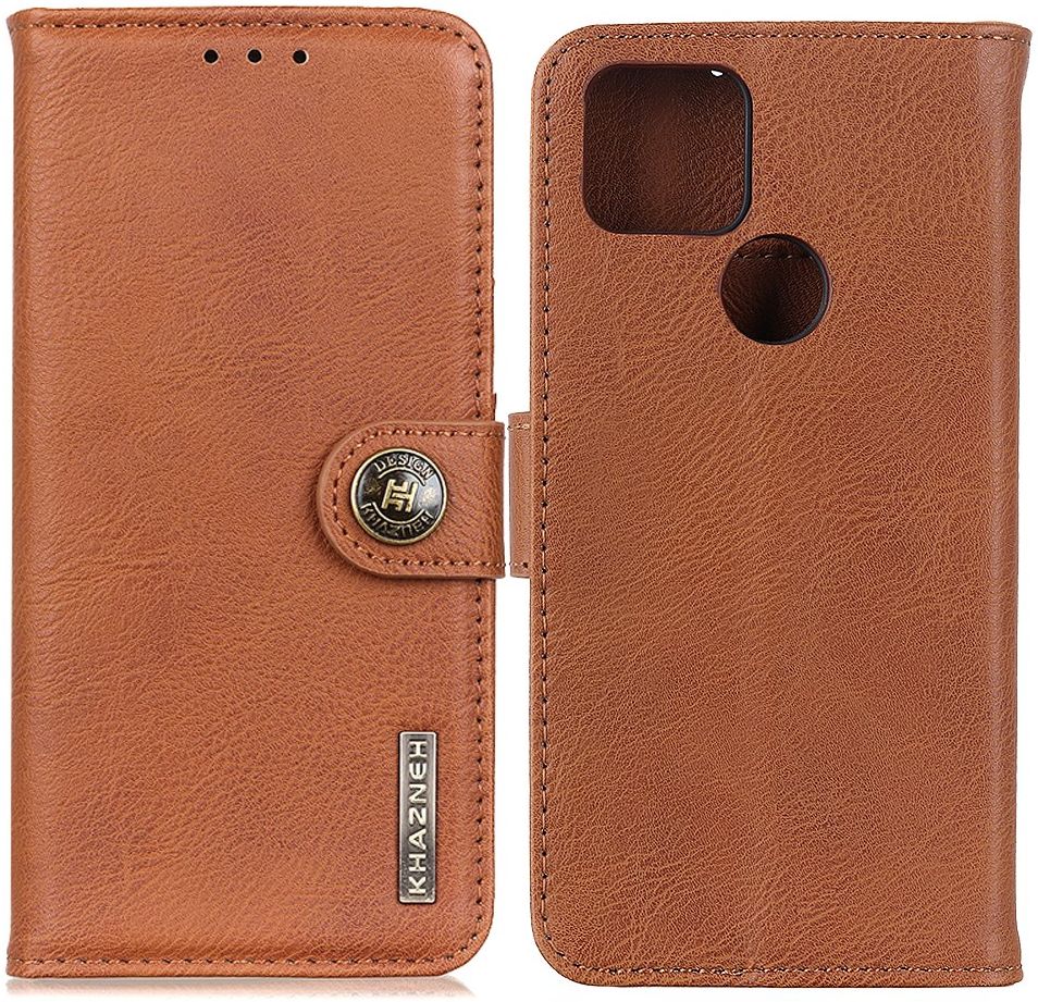 Google Pixel 5A Hoesje Portemonnee Book Case Bruin afbeelding 4